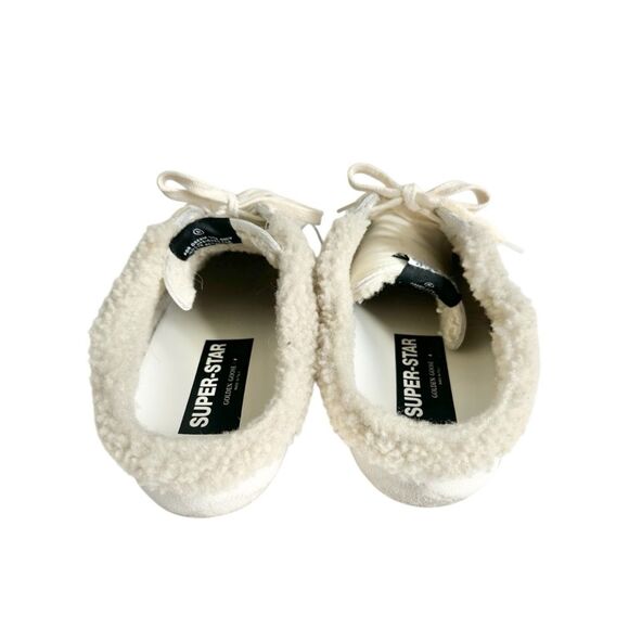 🔃Golden Goose Super Star Distressed Leather Shearling Lined Men’s Sneakers - Picture 5 of 10